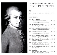 Wolfgang Amadeus Mozart Cosi Fan Tutte Bertrand De Billy (3 CD) артикул 1189b.