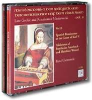 Rene Clemencic Late Gothic And Renaissance Masterworks Vol 2 (3 CD) артикул 1190b.