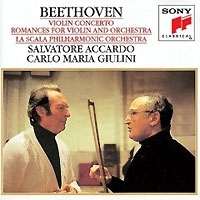 Salvatore Accardo, Carlo Maria Giulini Beethoven Violin Concerto / Romances For Violin & Orchestra артикул 1216b.