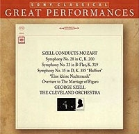 George Szell Mozart Symphonies Nos 28, 33, & 35 артикул 1314b.